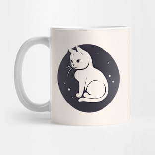 Cat Starry Night Mug